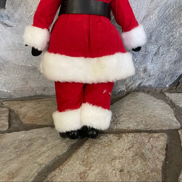Vintage 16” Soft Body Porcelain Santa Doll Figure - Picture 6 of 11